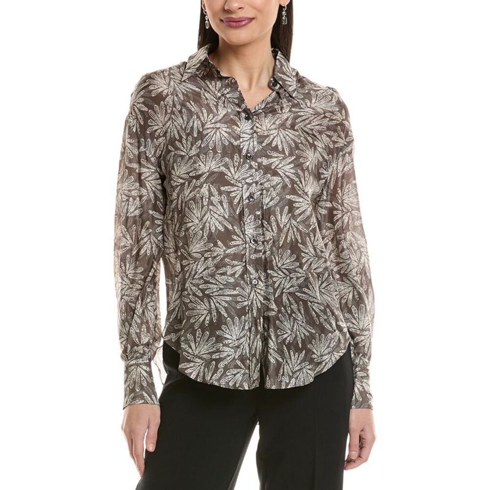 Brunello Cucinelli Womens Silk Blouse